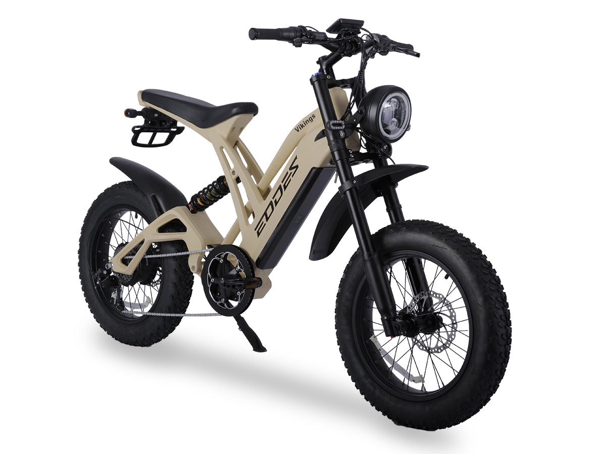 EODES VIKINGS 1000W Retro Style Powerful Ebike for Adults, up to 27MPH Max Range 55 Miles