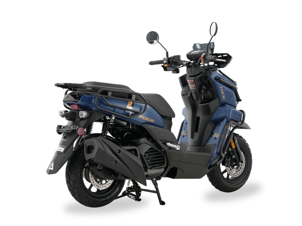 ICEBEAR T26 200cc EFI Scooter – LED Lights, Electric/Kick Start, 331 lbs Load, EPA/Carb Approved – Street Legal Moped - SYX MOTO