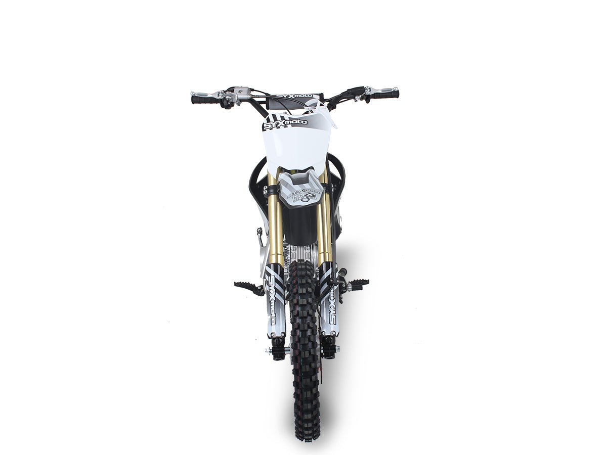 SYX MOTO 4 Stroke 125cc Gas Powered Pit Bike Off Road Electric Start Dirt  Bike