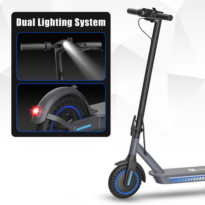 Patinete eléctrico ultraligero de 350 W para desplazamientos diarios con control inteligente por aplicación