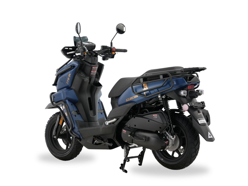 ICEBEAR T26 200cc EFI Scooter – LED Lights, Electric/Kick Start, 331 lbs Load, EPA/Carb Approved – Street Legal Moped - SYX MOTO