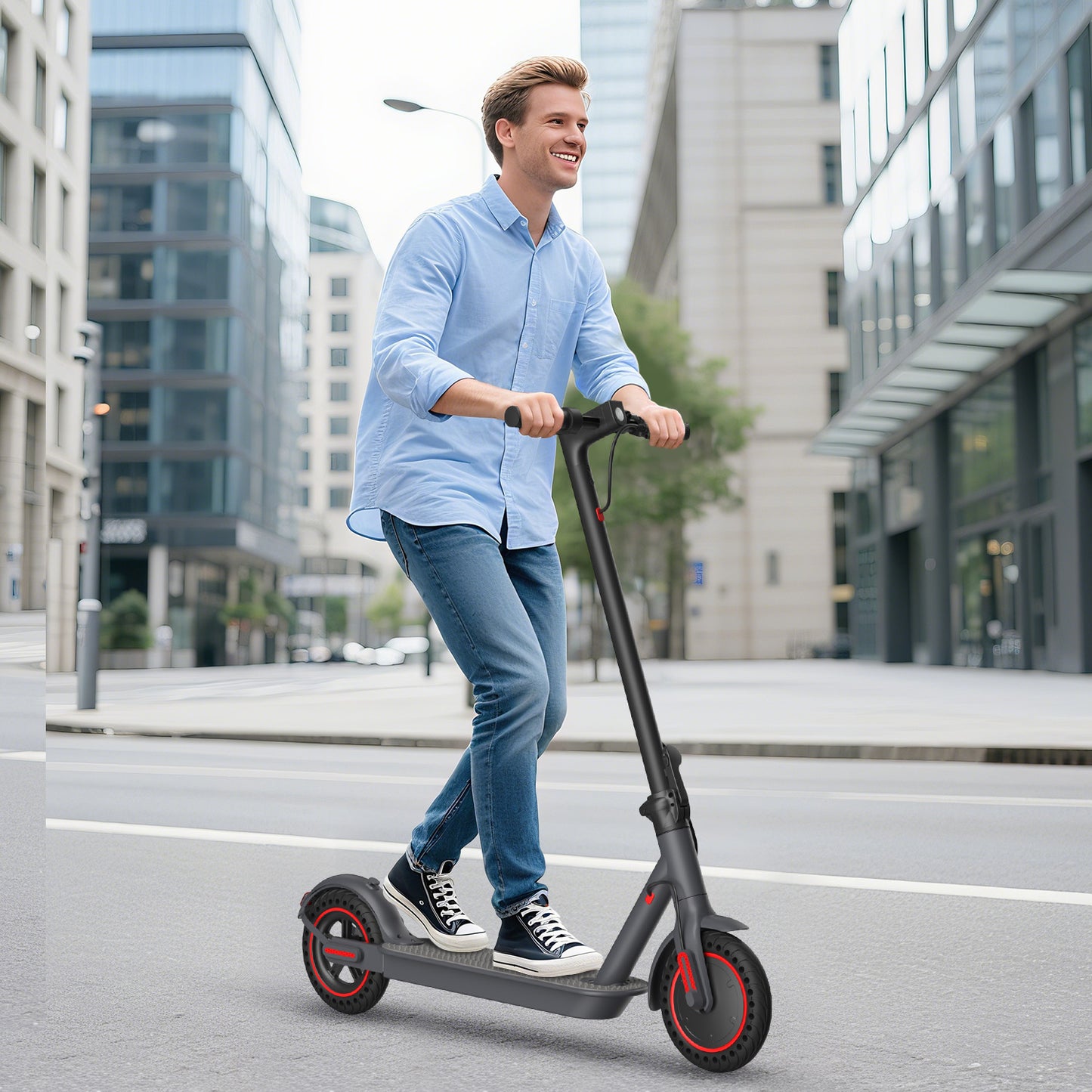 Patinete eléctrico de 350 W, compacto y con conectividad a la app