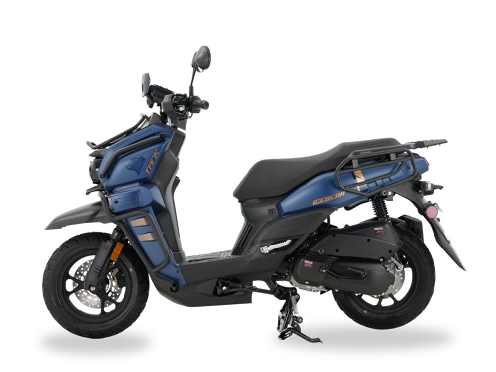 ICEBEAR T26 200cc EFI Scooter – LED Lights, Electric/Kick Start, 331 lbs Load, EPA/Carb Approved – Street Legal Moped - SYX MOTO