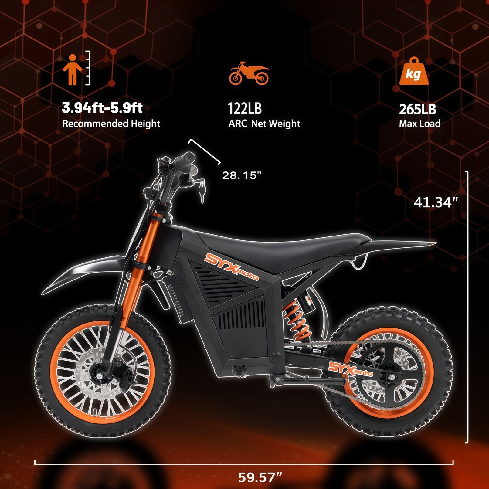 ARC Off-Road Electric Ride-On for Teens & Adults – 48V/21AH