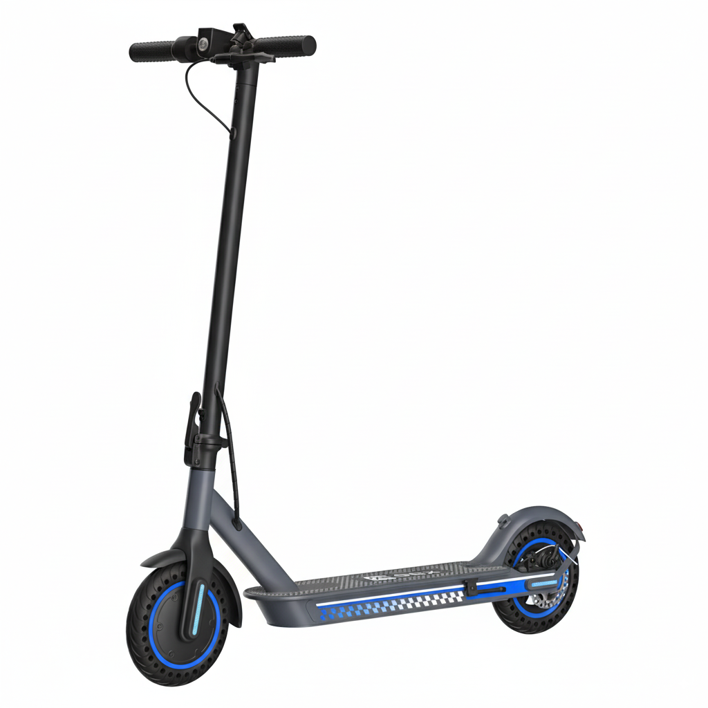 Patinete eléctrico ultraligero de 350 W para desplazamientos diarios con control inteligente por aplicación