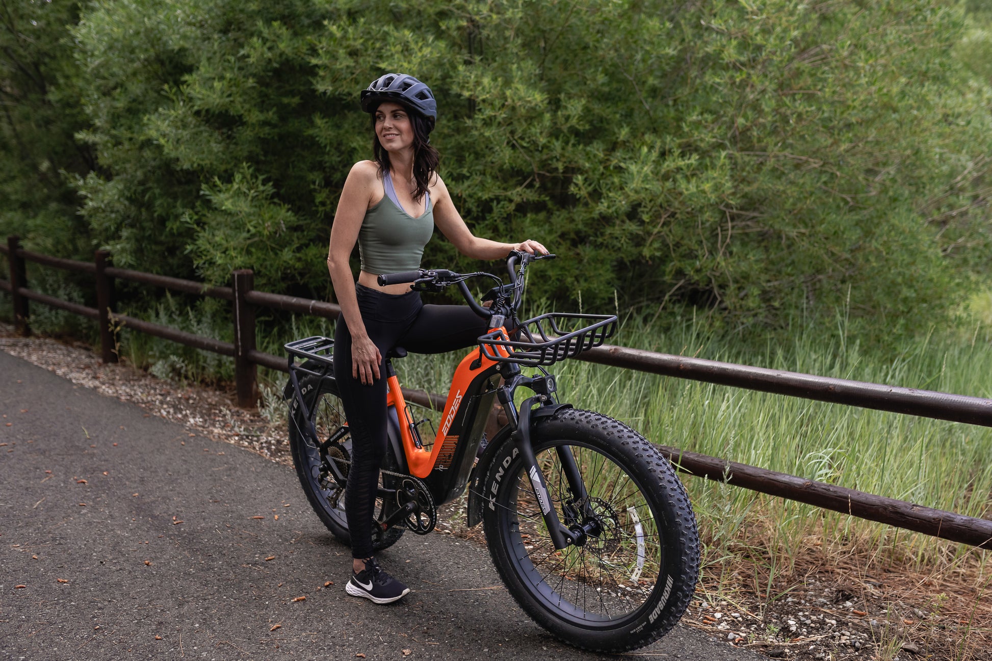 Cycling Fat Bike For Women EODES Emma 750W Fat Tire Ebike For