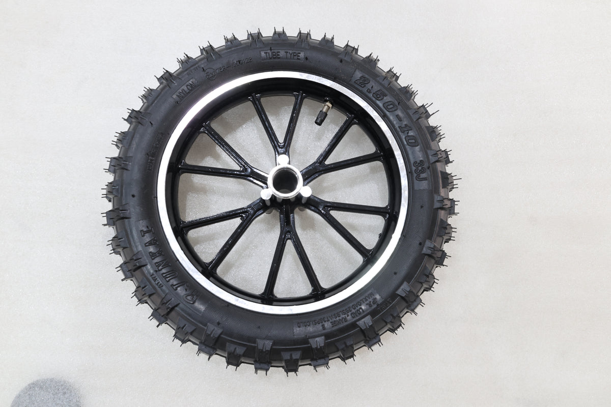 SYX MOTO Front Wheel Replacement Parts for VK 58cc Pro Mini Dirt Bike - SYX MOTO