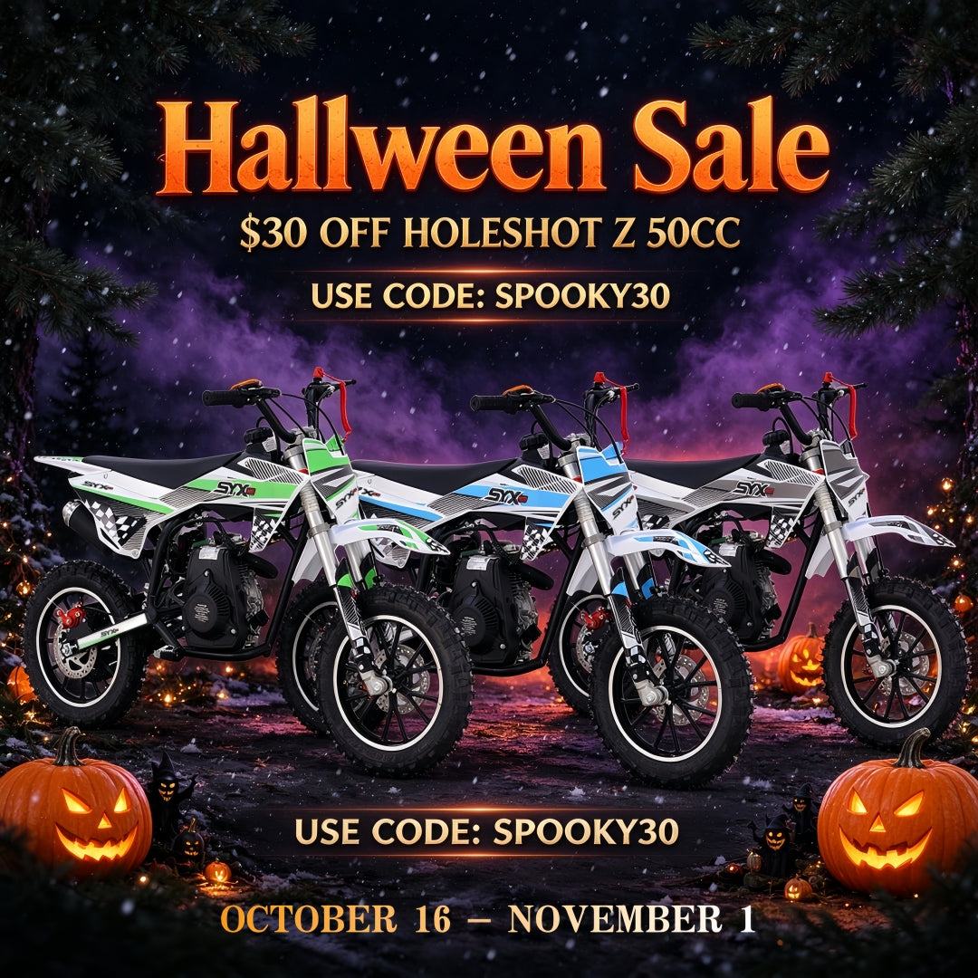 SYX MOTO Holeshot Z 50cc 4-Stroke Kids Dirt Bike - SYX MOTO