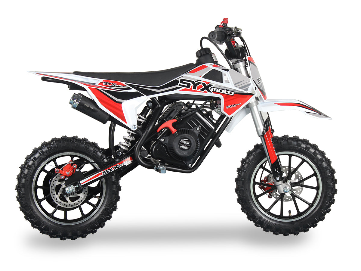 SYX MOTO VK 58cc 4 Stroke Real Motorcycle Engine Pull Start Mini Dirt Bike