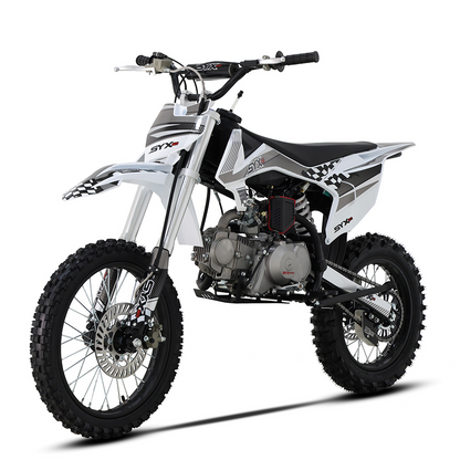 SYX MOTO K1 125cc Dirt Bike, 4-stroke Off-road Motorcycle, 50 MPH, 123 Mile Range, 4-Speed Manual - SYX MOTO