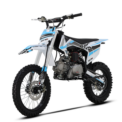 SYX MOTO K1 125cc Dirt Bike, 4-stroke Off-road Motorcycle, 50 MPH, 123 Mile Range, 4-Speed Manual - SYX MOTO