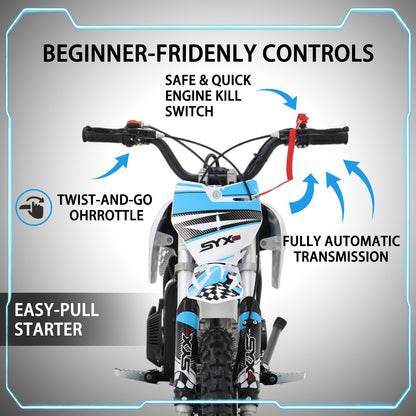 SYX MOTO Holeshot Z 50cc 4-Stroke Kids Dirt Bike - SYX MOTO