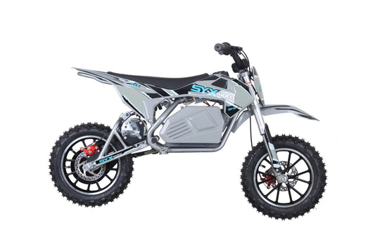 SYX MOTO Roost Gas Powered 125cc 4-Stroke Electric Start Dirt Bike,  Black/White, Brand New