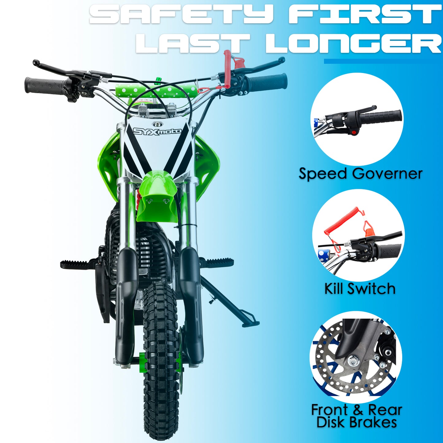 Dérive chaine dirt bike / pit bike / mini moto / moto modèle 2 - PitRacing