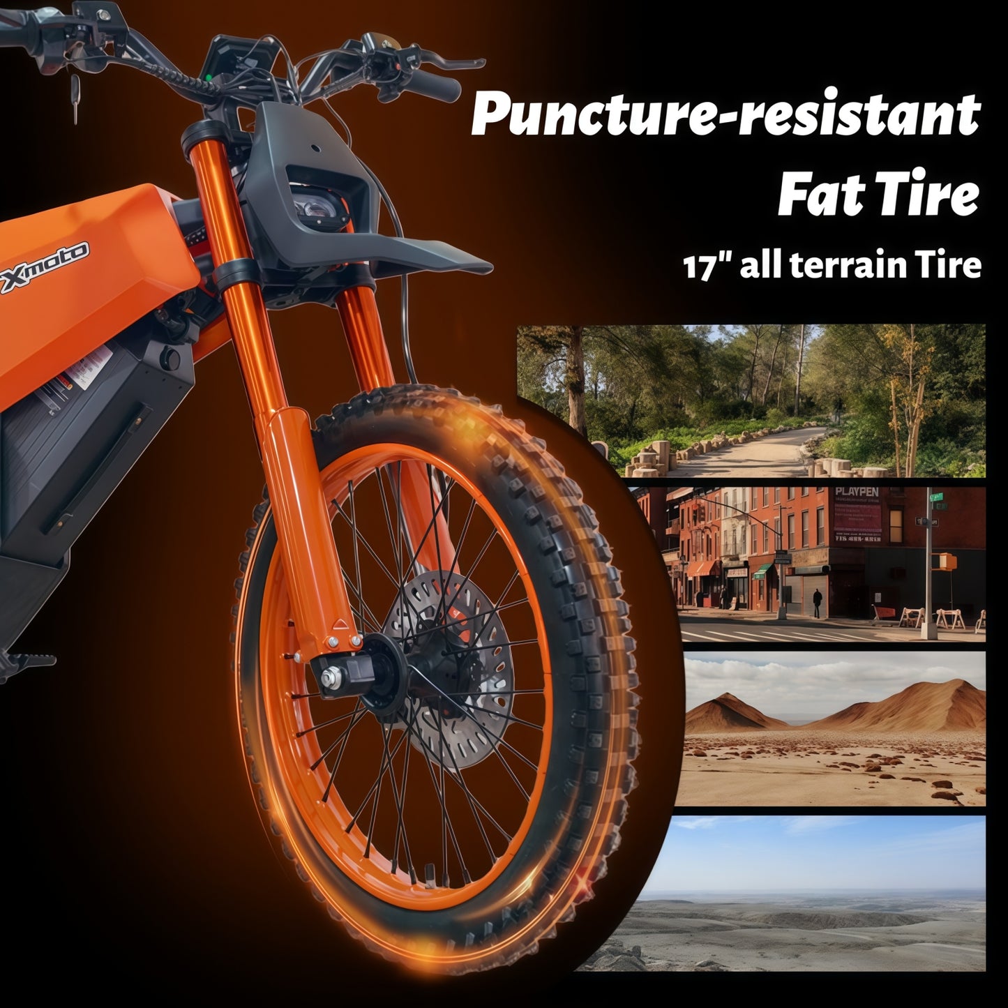 SYX MOTO Sprk Electric Dirt Bike 4000W Peak 60V/27AH Off-Road E-Dirt Bike for Teens & Adults - SYX MOTO