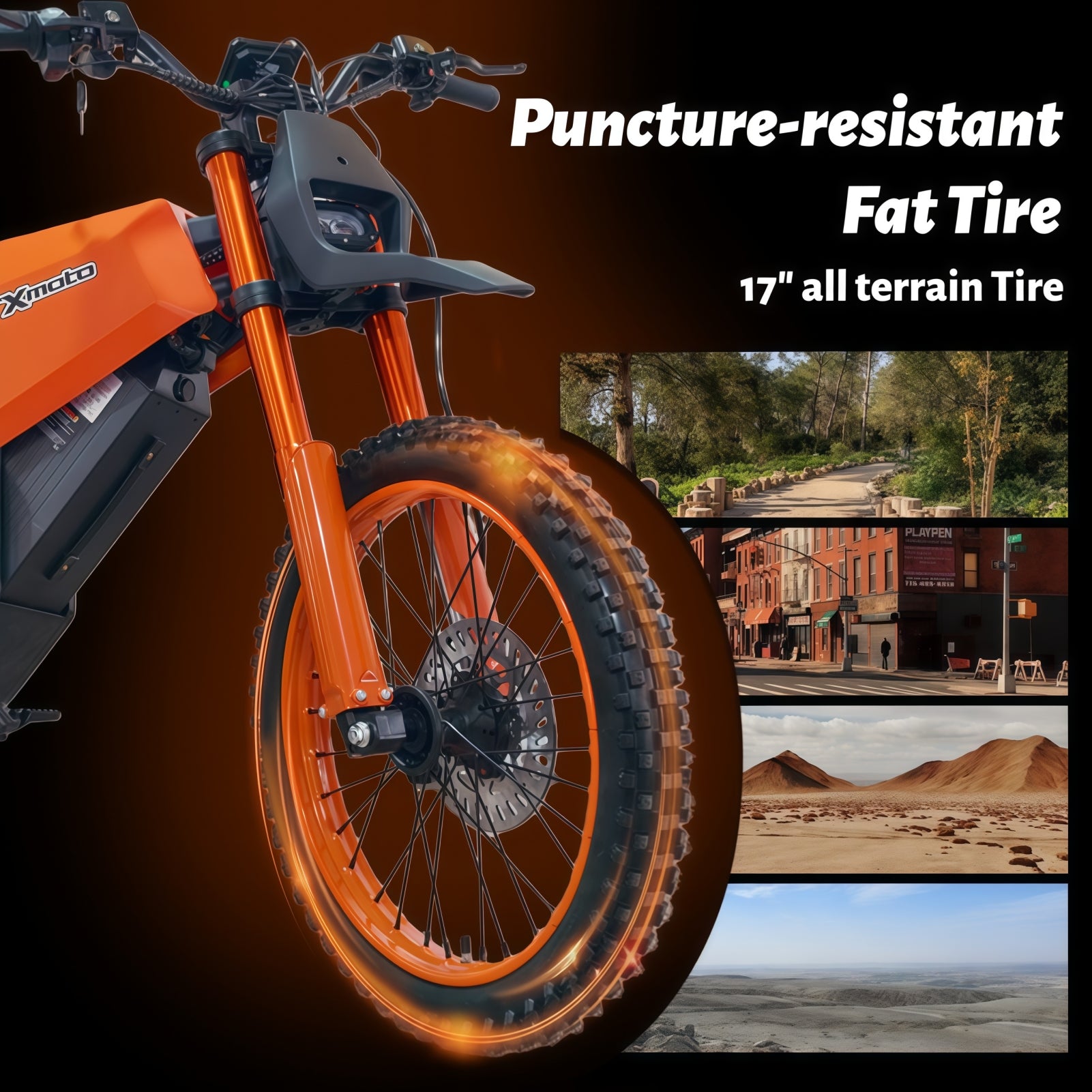 SYX MOTO Sprk Electric Dirt Bike 4000W Peak 60V/27AH Off-Road E-Dirt Bike for Teens & Adults - SYX MOTO