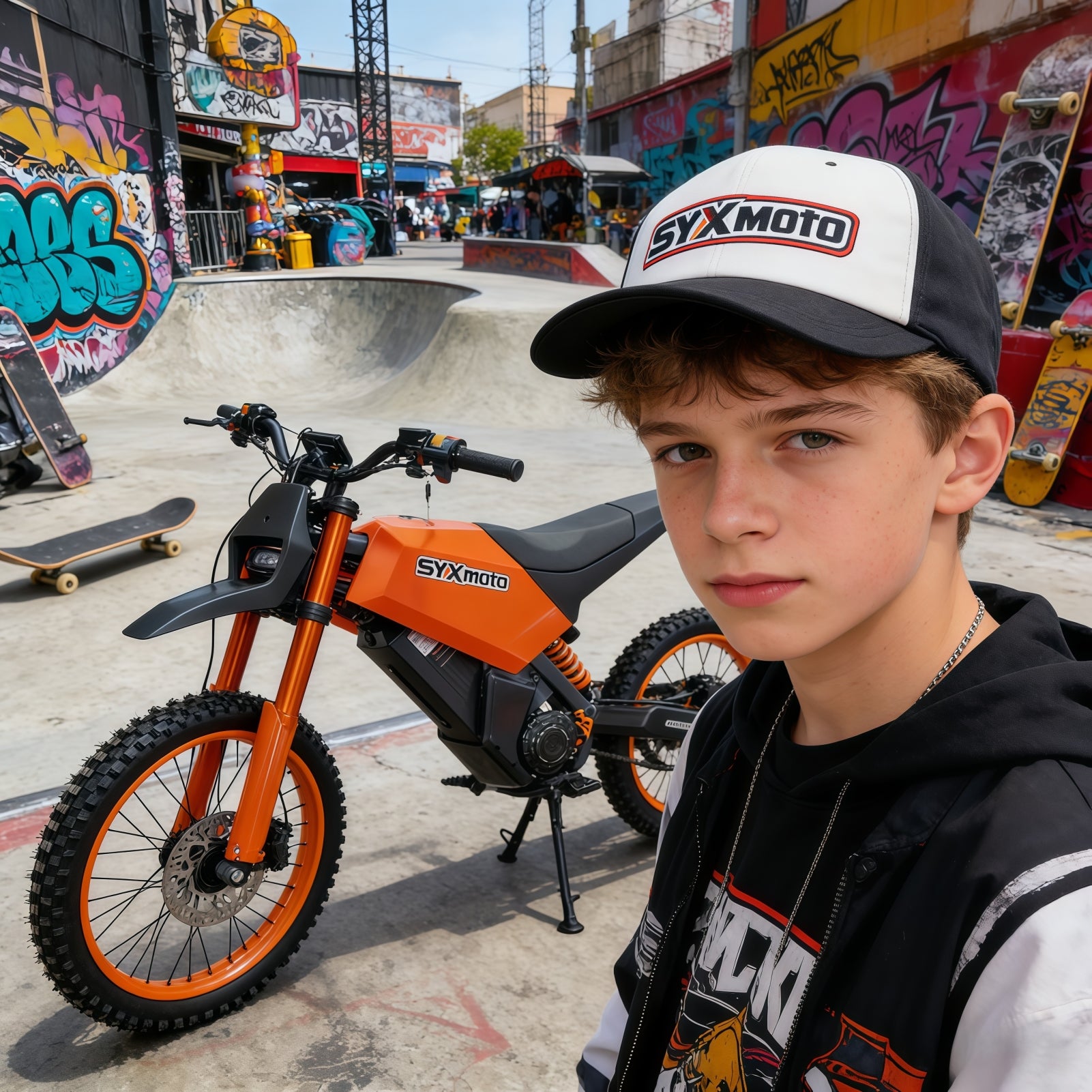 SYX MOTO Sprk Electric Dirt Bike 4000W Peak 60V/27AH Off-Road E-Dirt Bike for Teens & Adults - SYX MOTO