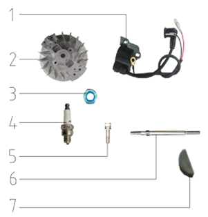 SYX MOTO Ignition System Replacement Parts For VK 58cc Dirt Bike