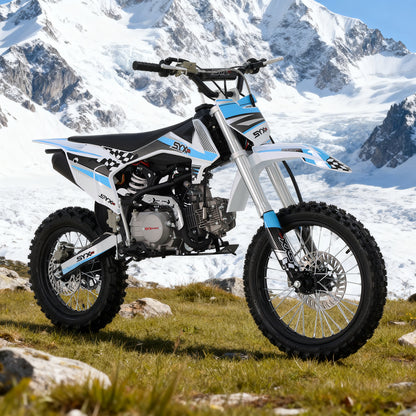SYX MOTO K1 125cc Dirt Bike, 50 MPH, 123 Mile Range, 4-Speed Manual