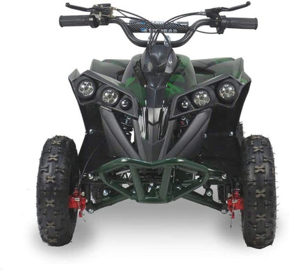 SYX MOTO Bruiser Kids Mini Electric ATV, Camo Green - SYX MOTO