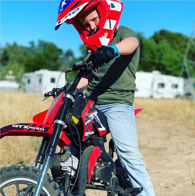 SYX MOTO Blitz Gas Power Kids Mini Dirt Bike off Road, 50cc 2