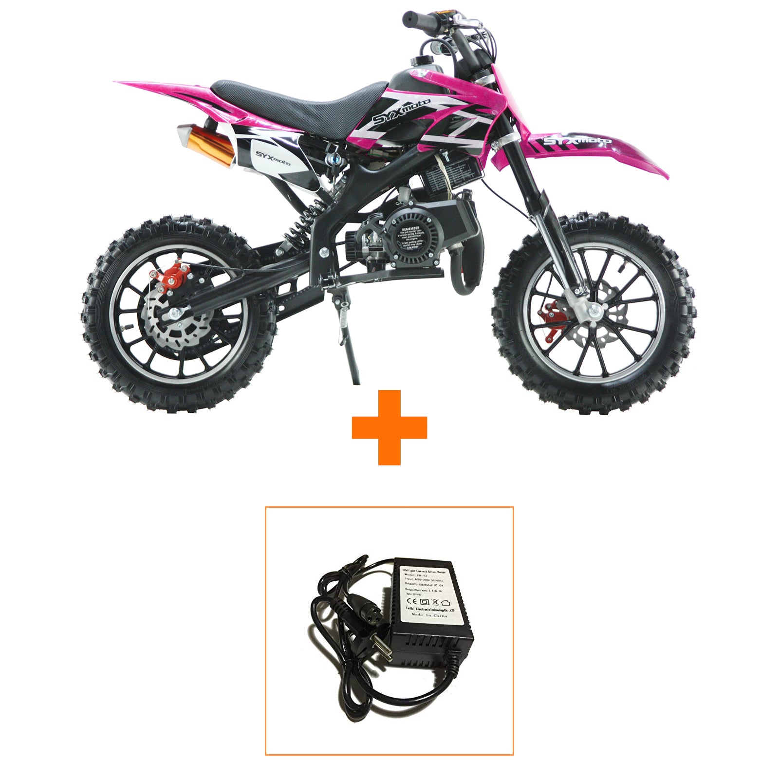 SYX MOTO Holeshot ES 50cc Electric Start/Pull Start Mini Dirt Bike - SYX MOTO