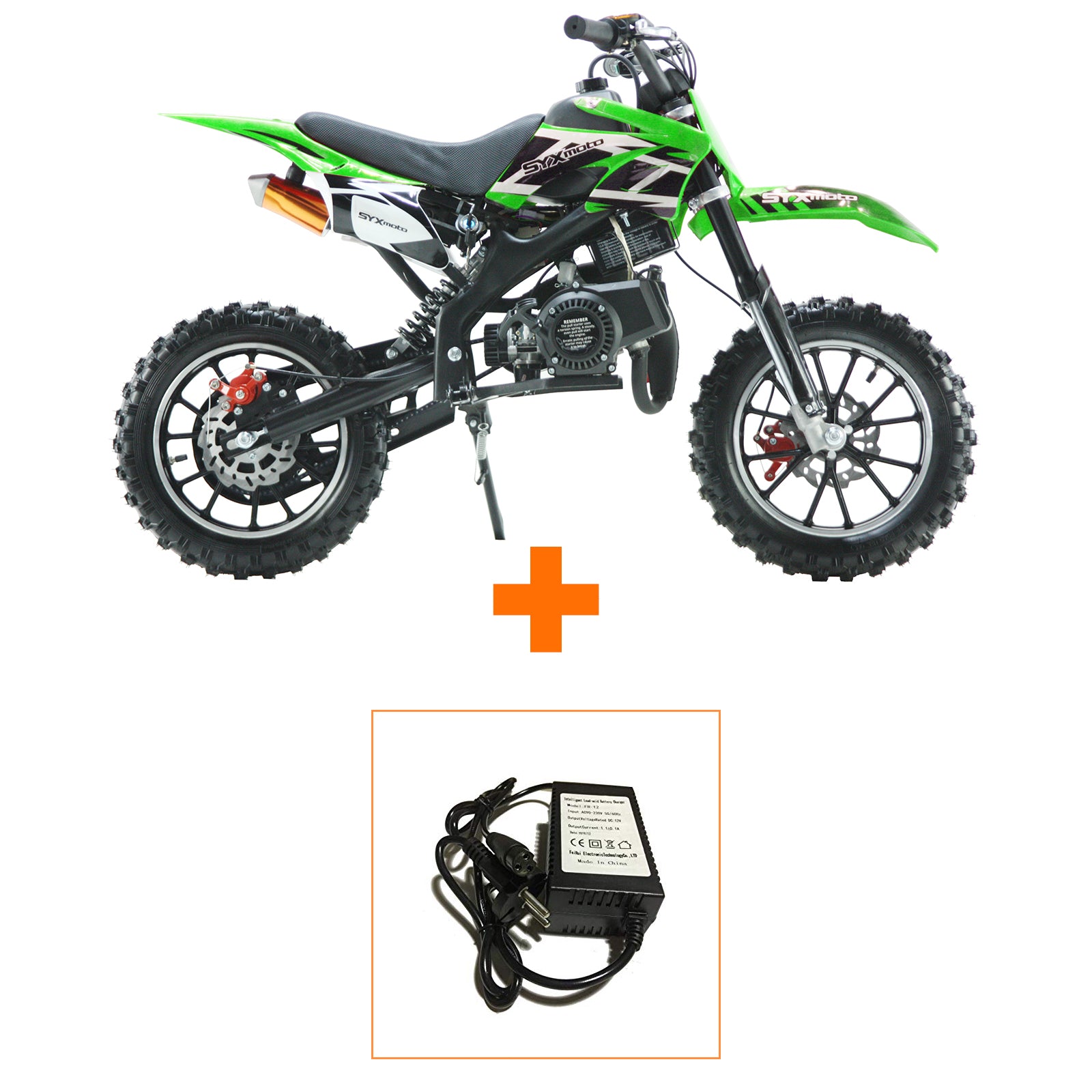 SYX MOTO Holeshot ES 50cc Electric Start/Pull Start Mini Dirt Bike - SYX MOTO