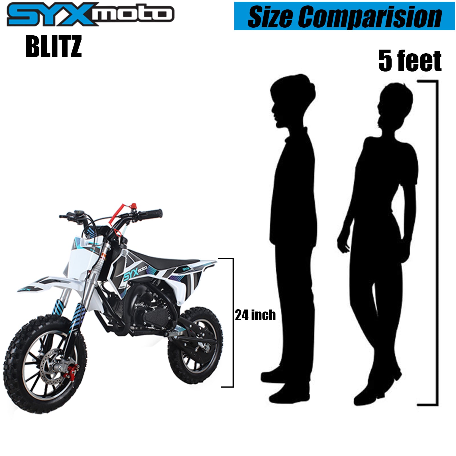 SYX MOTO BLITZ 50cc Mini Dirt Bike - SYX MOTO