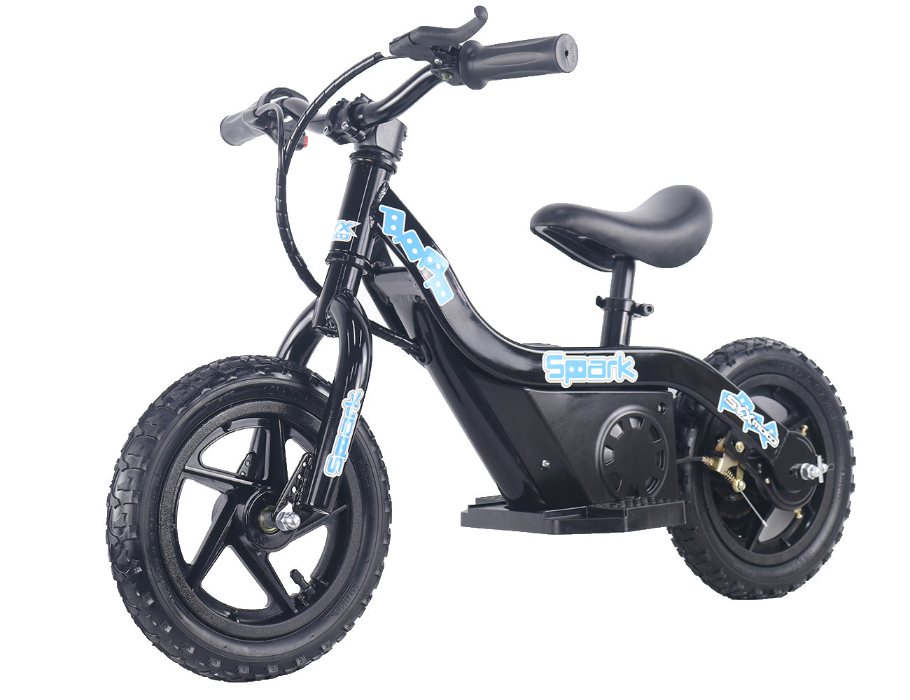 SYX MOTO SPARK Mini Electric Balance Bike, Black - SYX MOTO