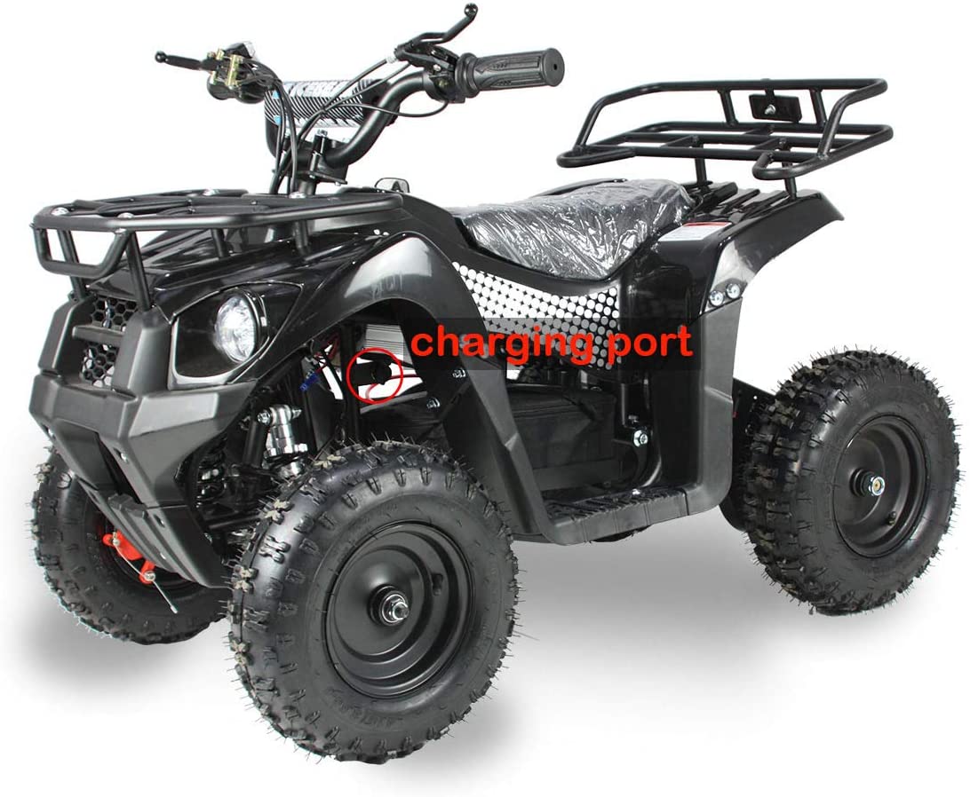 SYX MOTO Tank Mini Electric ATV, Black