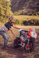 SYX MOTO Apex Pull Start Mini Pocket Bike, Red/Blue - SYX MOTO