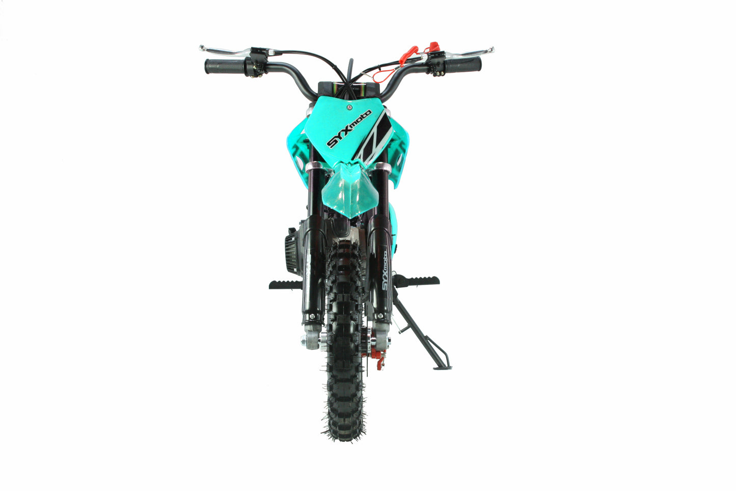 SYX MOTO Holeshot 50cc Pull Start Mini Dirt Bike, Teal - SYX MOTO