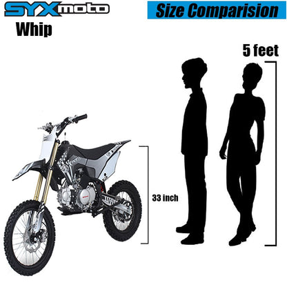 SYX MOTO Whip 125cc Kick Start Dirt Bike - SYX MOTO