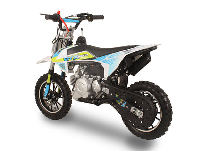 SYX MOTO Tearoff 60cc Mini Dirt Bike, Yellow/Blue - SYX MOTO