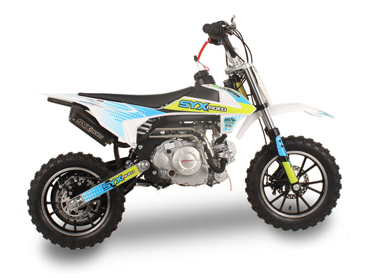 SYX MOTO Tearoff 60cc Mini Dirt Bike, Yellow/Blue - SYX MOTO