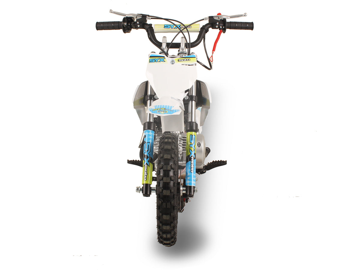 SYX MOTO Tearoff 60cc Mini Dirt Bike, Yellow/Blue - SYX MOTO