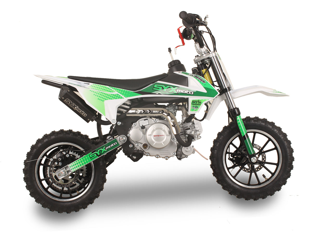 SYX MOTO Tearoff 60cc Mini Dirt Bike, Green - SYX MOTO